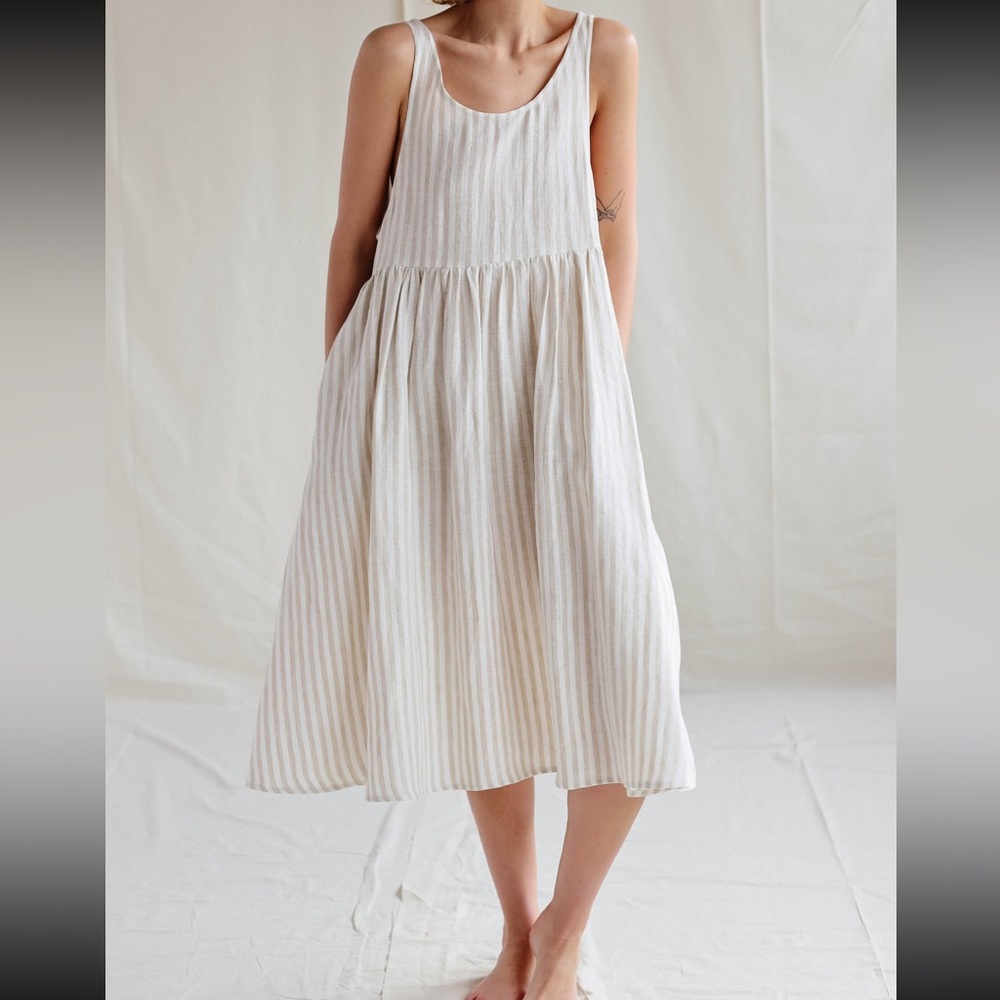 Man in the Studio Linen dress 🌾